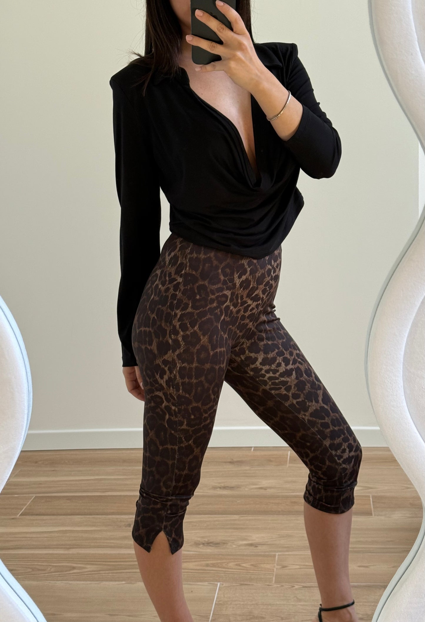 LEGGINGS ICONICO -leopardato