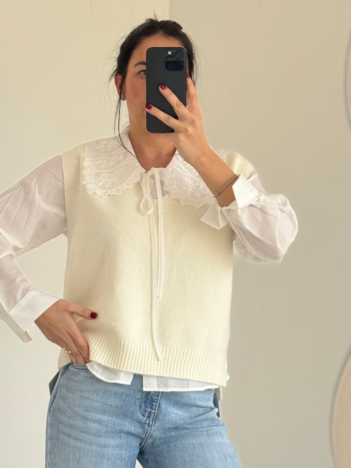 CAMICIA CON GILET