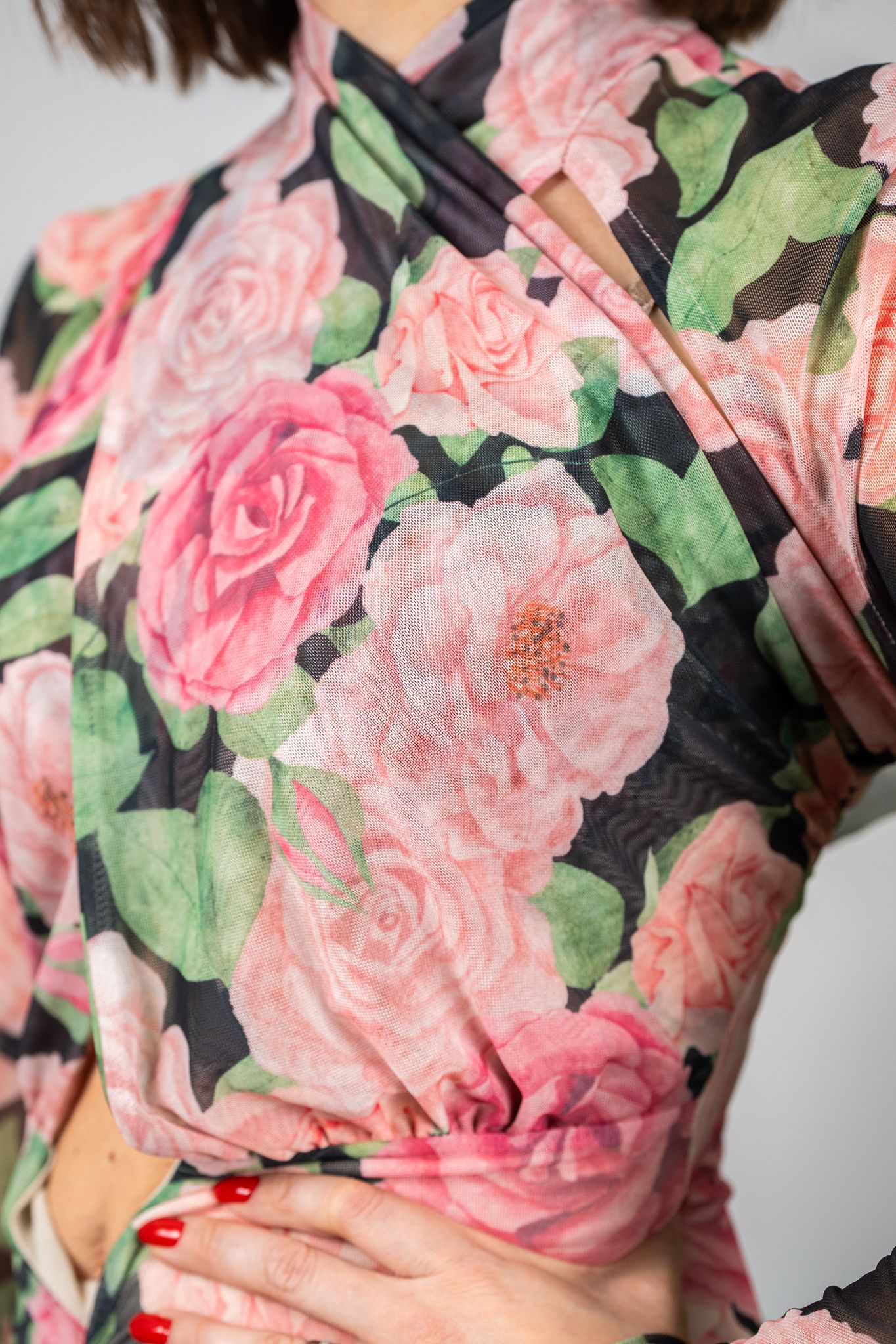 ABITO LUNGO ROSE