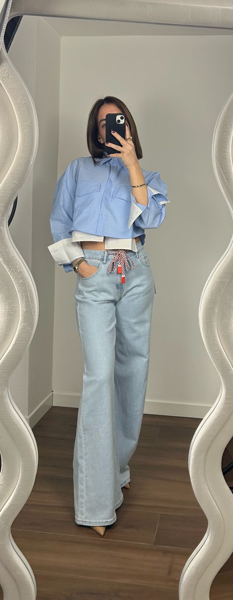 JEANS ZAMPA CORDA