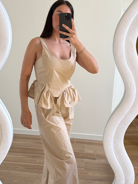 SET COORDINATO STEFANIA-beige