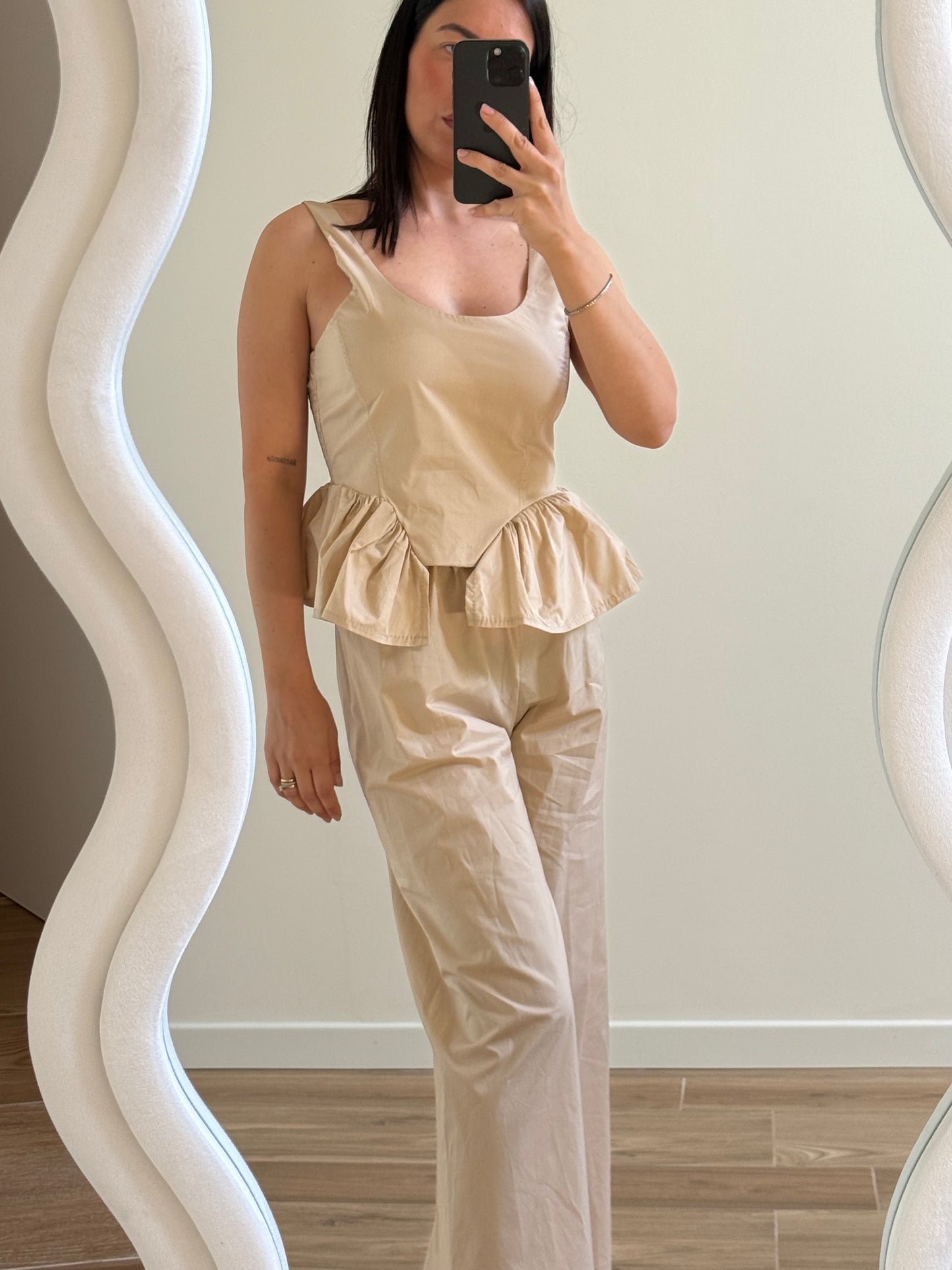 SET COORDINATO STEFANIA-beige