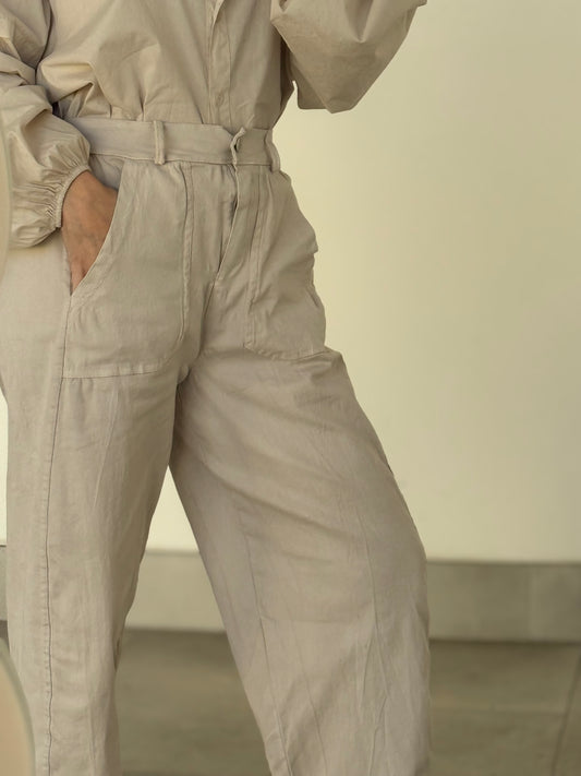 PANTALONE GINEVRA-beige