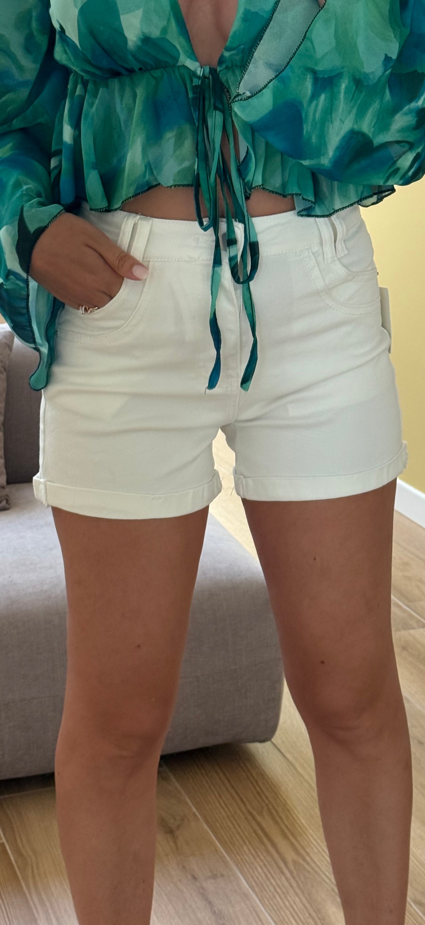 SHORTS -Bianco