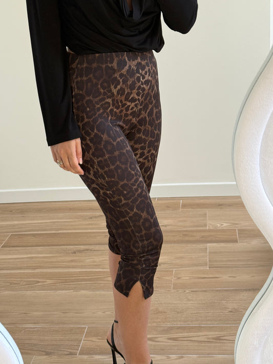 LEGGINGS ICONICO -leopardato