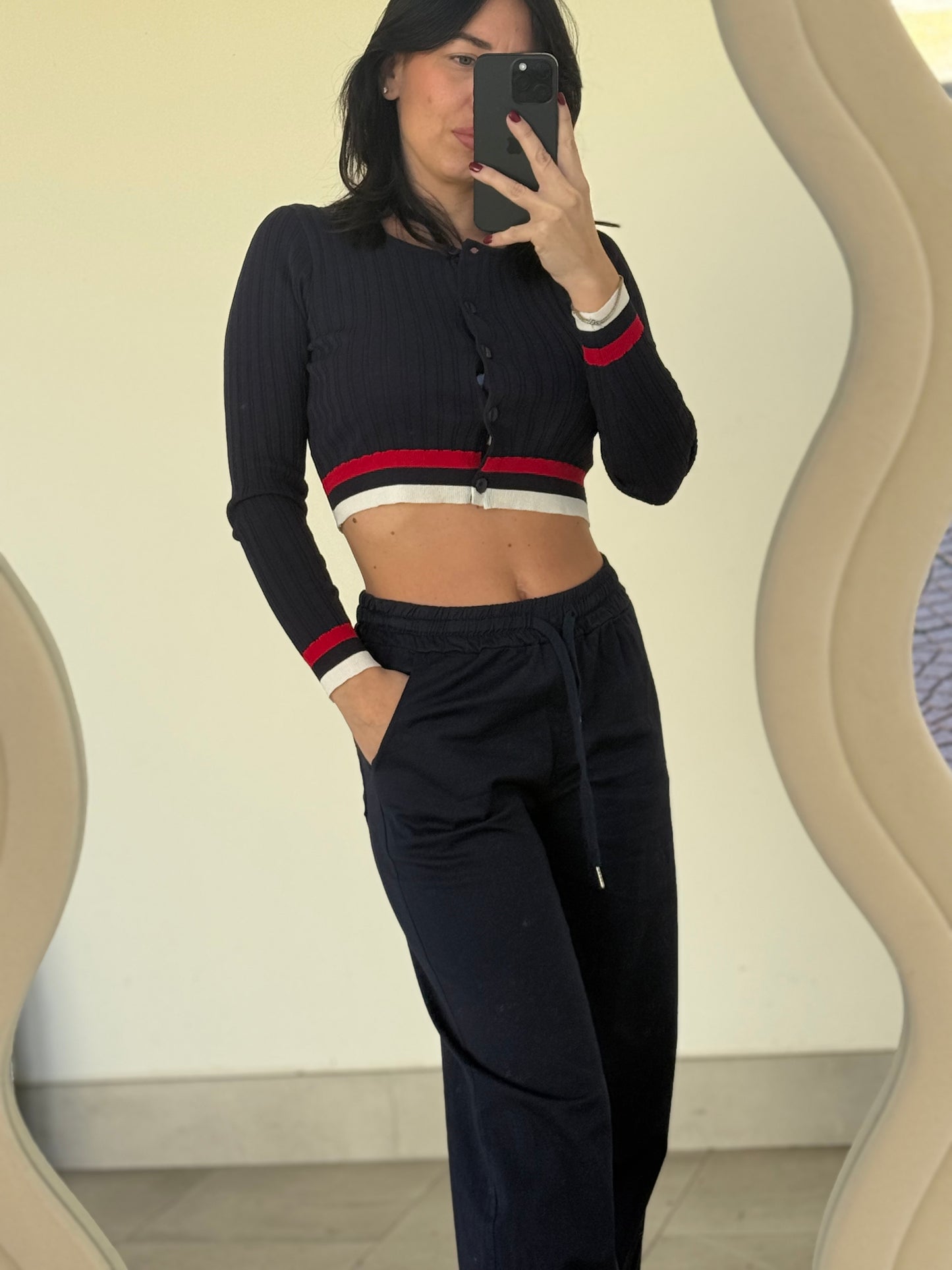 PANTALONE JOGGER -blu