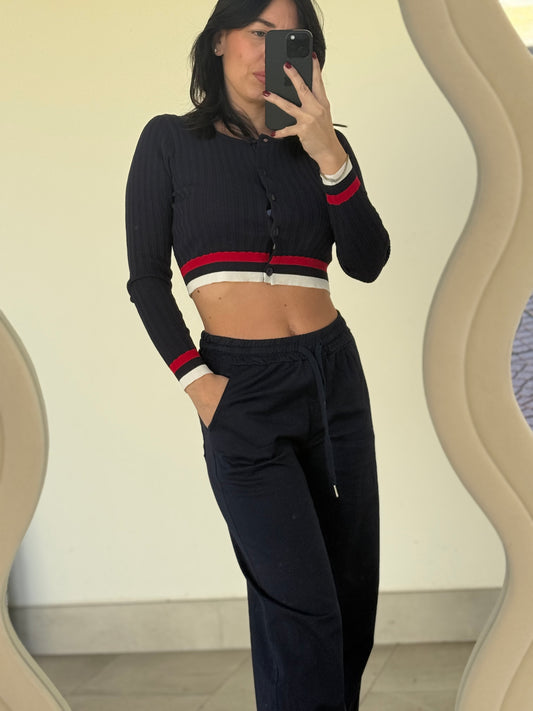 PANTALONE JOGGER -blu