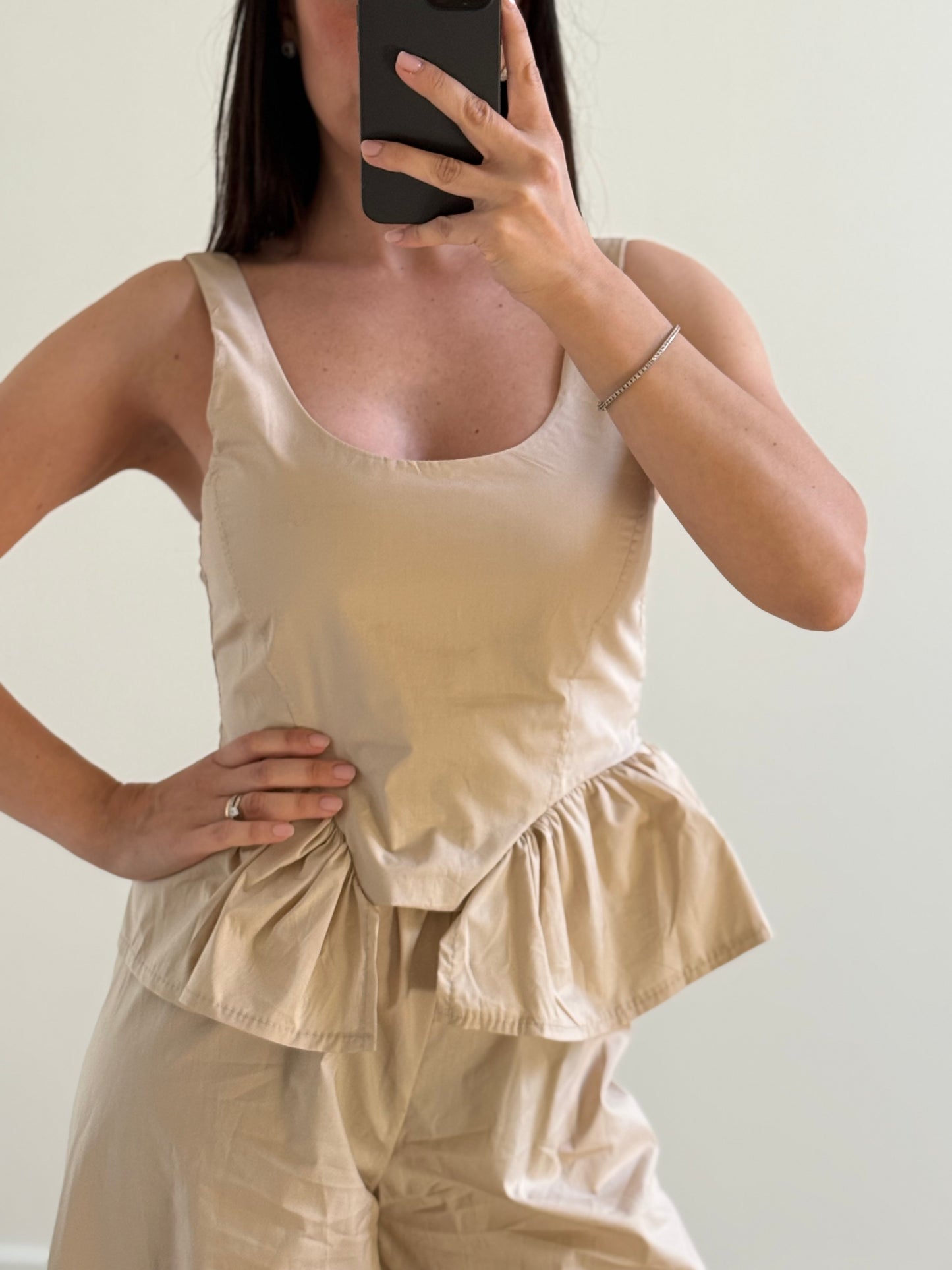 SET COORDINATO STEFANIA-beige