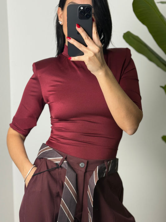 BODY SLIM SPALLA -bordeaux