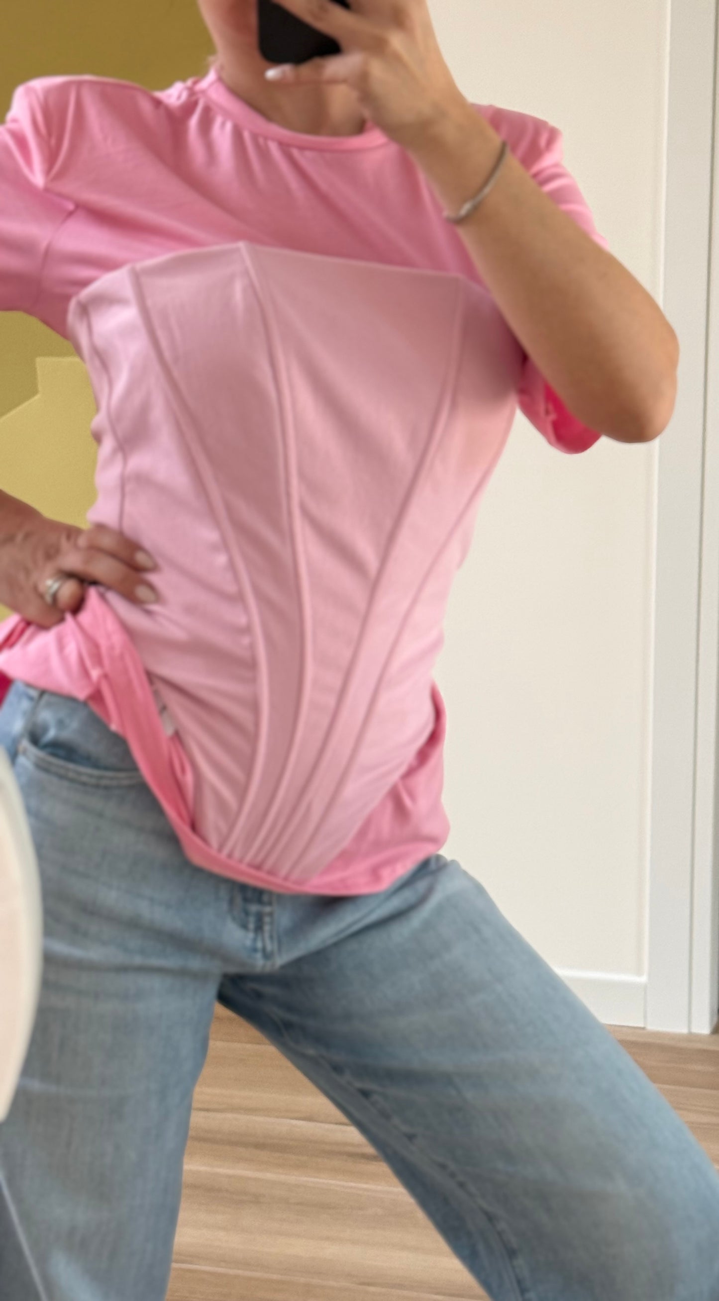 BUSTIER -rosa