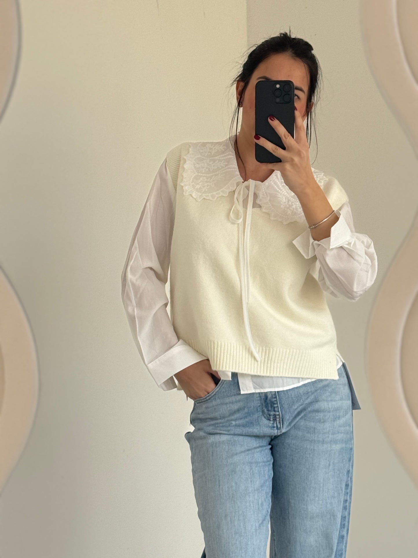 CAMICIA CON GILET