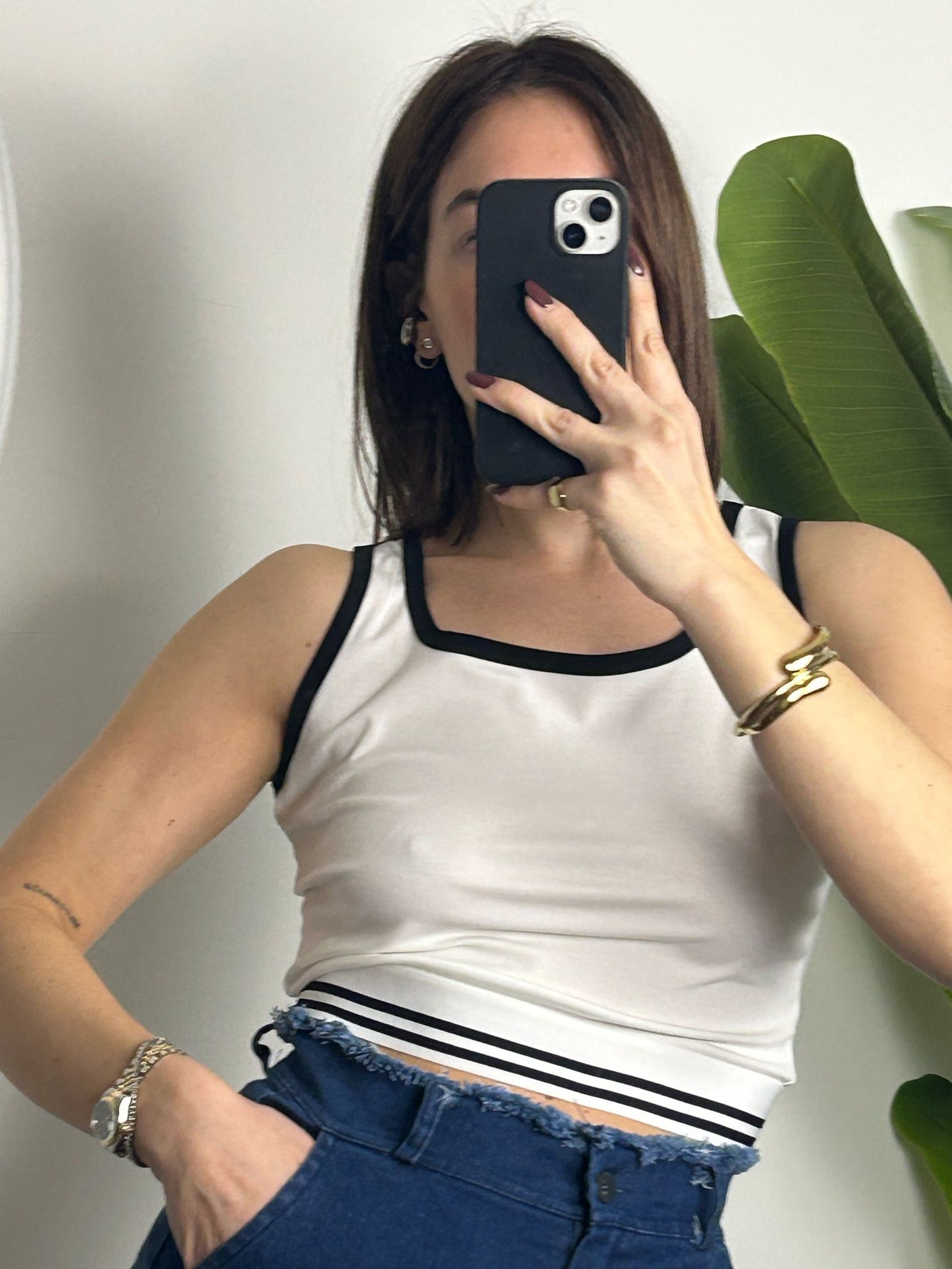 CANOTTA BIANCA CROP